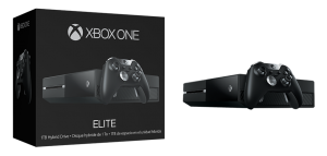 Wajah dari Xbox One Elite Bundle dan Xbox One Spesial Edition Lunar White Controller (xbox)