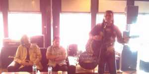 Yockie Suryo Prayogo dalam Diskusi musik di God Bless Cafe