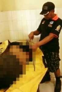 Kondisi jasad di kamar mayat RS Syaiful Anwar  (deny)