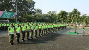 Apel gelar pasukan pengamanan Pilkades di wilayah Kodim 0818 Kabupaten Malang dan Kota Batu.(Ist)