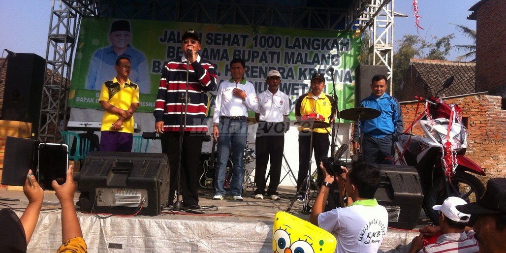 5000 Warga Bunut Wetan Ikuti Gerak Jalan 1000 Langkah