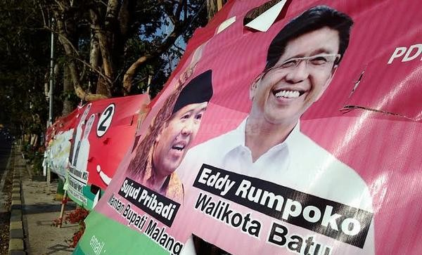 KPU Tunggu Rekom Panwas Soal Spanduk Paslon Dewi Sri