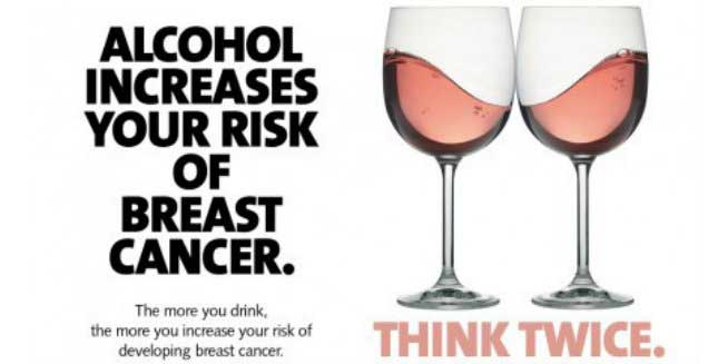 Alkohol Tingkatkan Risiko Kanker Payudara