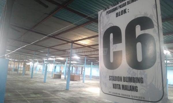 Blok Bakul Ikan Dipisah, Penomoran Pasar Relokasi Blimbing Selesai