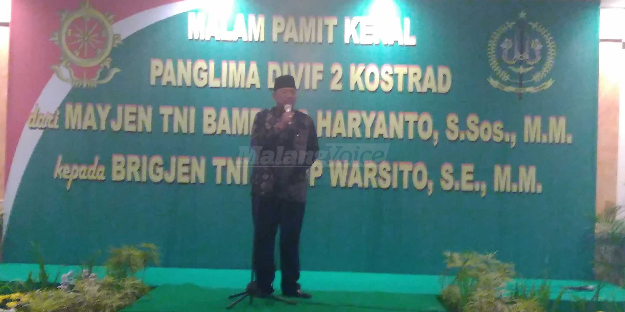 Rendra Apresiasi Kerja Prajurit Kostrad