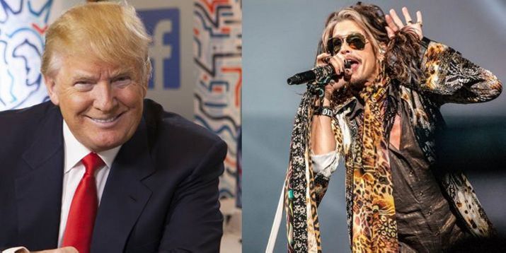 Aerosmith Protes Donald Trump
