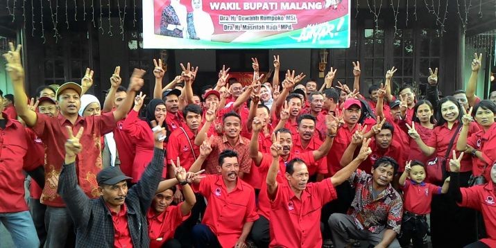 Relawan Dewi Sri Deklarasi Serentak di 33 Kecamatan