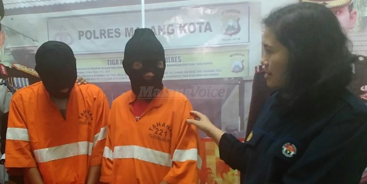 Polisi Kota Malang Ringkus Dua Penjahat Spesialis Pecah Kaca