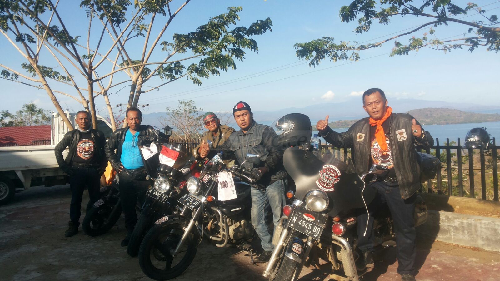 Sambut Hari Pahlawan, 5 Biker AHPI Malang Keliling Sulawesi