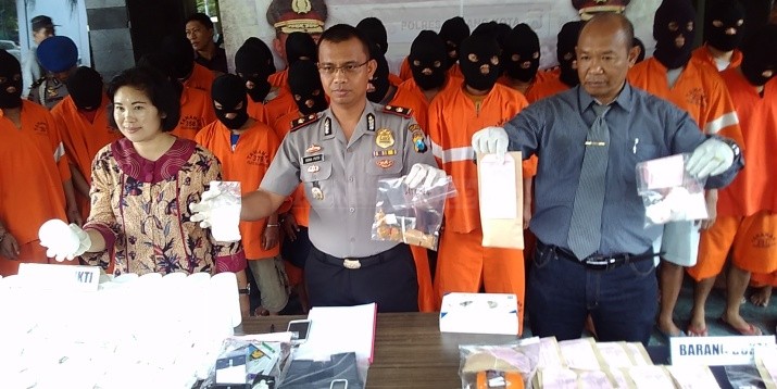 Operasi Sakau di Kota Malang, Polisi Tangkap 29 Tersangka