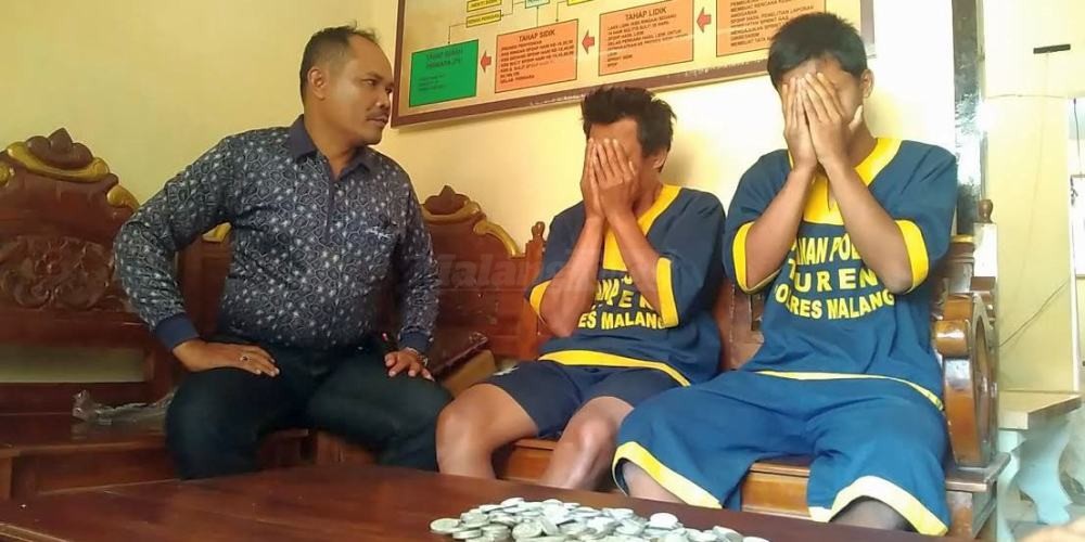 Curi Uang di Kolam Amal Masjid Tiban, Dua Pemuda Digelandang