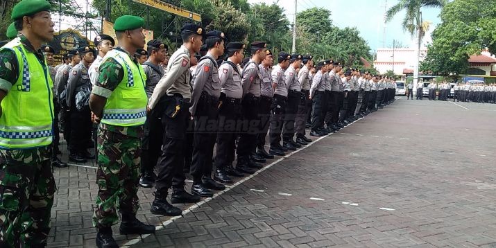 Polres Malang Mulai Geser Pasukan, 1.200 Personel Siaga!