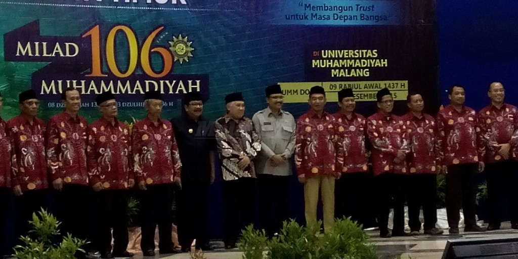 Pengurus DPW Muhammadiyah dan Aisyiyah Periode 2015-2020 Dilantik