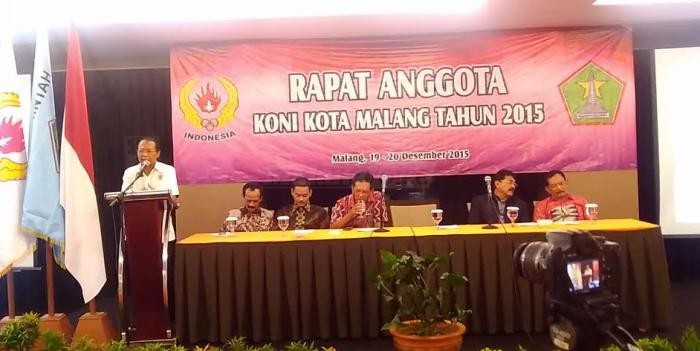 KONI Kota Malang Gelar Rapat Anggota 2015