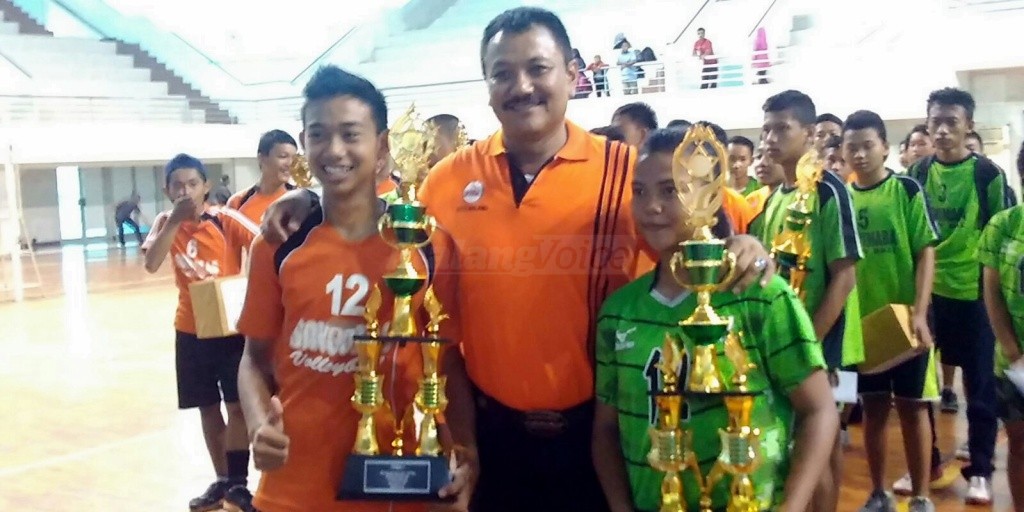 Ini Pemenang Kejuaraan Bola Voli Wali Kota Cup 2016 Antar SMP