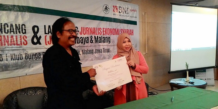 Choirul Anam Pimpin Jurnalis Ekonomi Syariah Malang