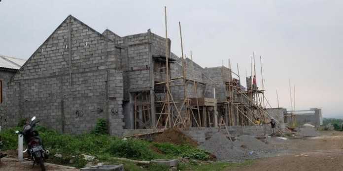 Pembangunan rumah. Belanja properti masyarakat akan terkatrol oleh belanja anggaran pemerintah