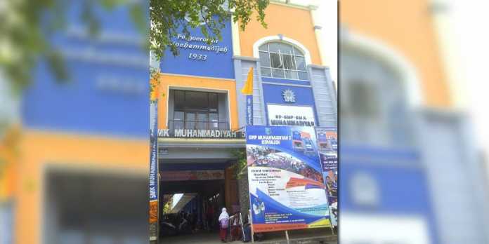 Kampus satu SMK Muhammadiyah masih dipakai untuk SD dan SMP