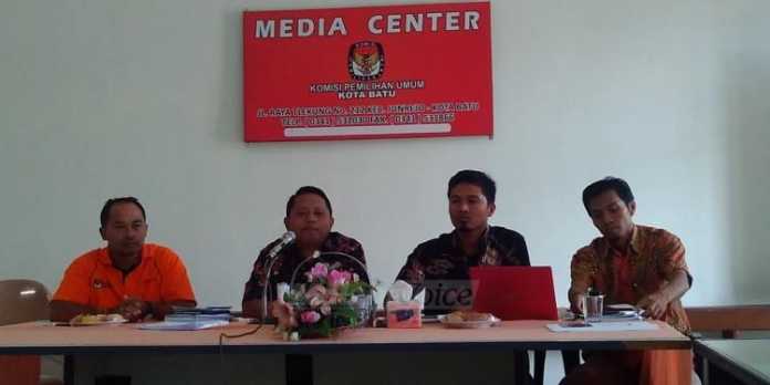 Konferensi pers yang dilaksanakan KPU bersama media