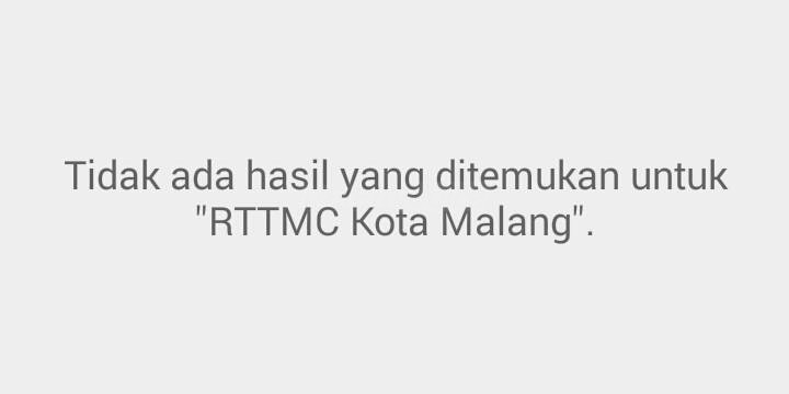 Waduh, Aplikasi RTTMC Dishub Kota Malang Belum Bisa Diakses