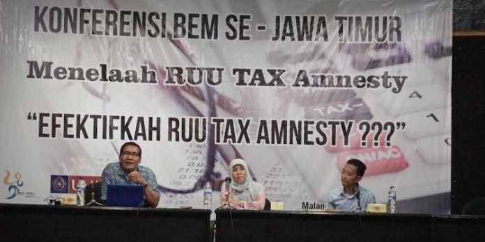 BEM UMM Persoalkan RUU Tax Amnesty
