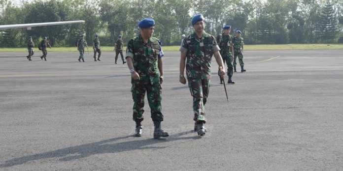 Pangkoopsau II, Marada TNI Dody Trisunu saat memantau Sikatan Daya