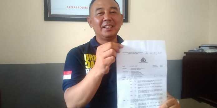 Baur SIM Polres Malang Kota, Iptu Andrie Bagus. (Deny)