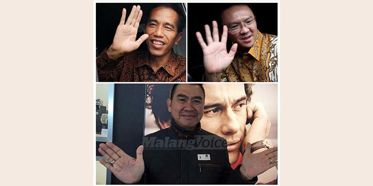 Presiden RI Joko Widodo dan Moch Anton