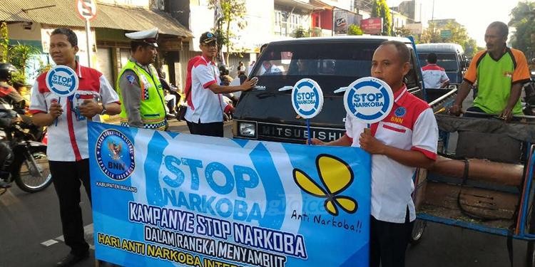 Ini Dia Cara BNN Kabupaten Malang Kampanye Anti Narkoba
