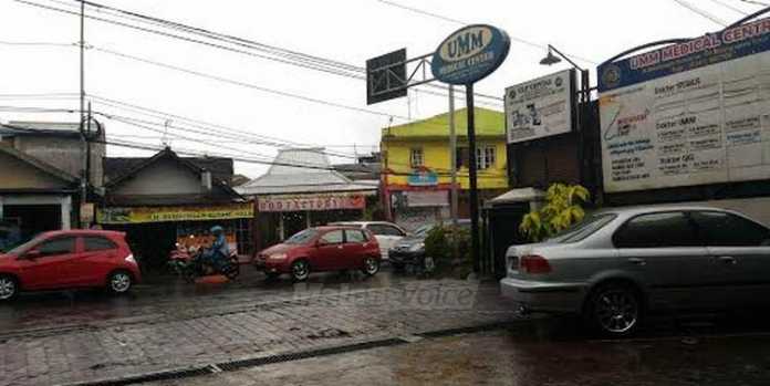 Hujan yang sempat mengguyur kota Malang kemarin (anja)