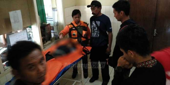 Kondisi korban di kamar mayat RS Syaiful Anwar. (deny)