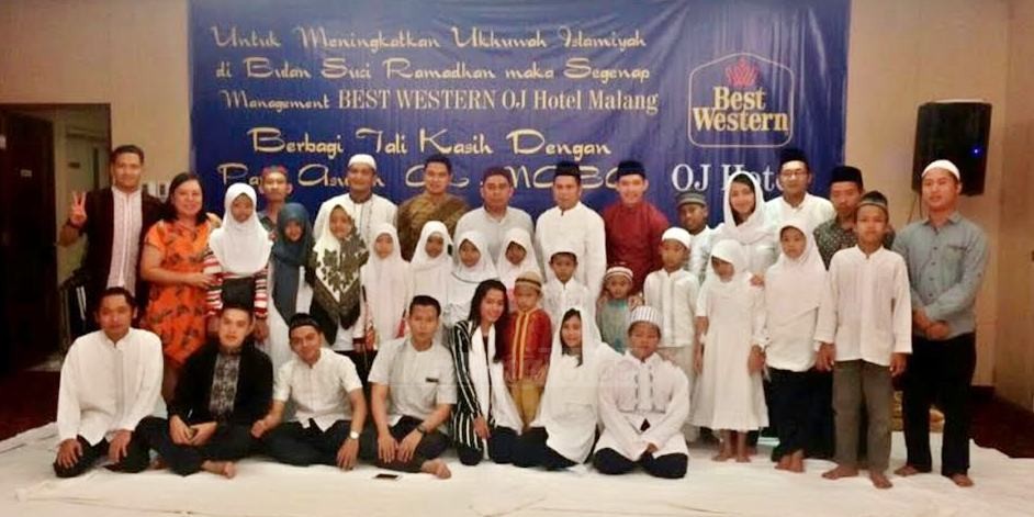 Ramadan, Best Western OJ Hotel Ajak Bukber Yatim Piatu