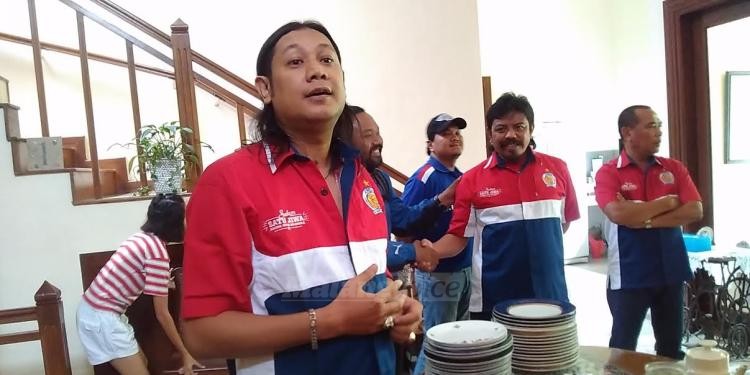 Manager Arema Indonesia, Haris Fambudy. (Deny)
