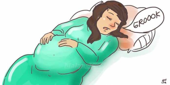 ibu hamil mendengkur (anja)