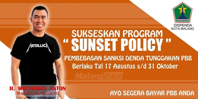 Sunset Policy Pemkot Malang