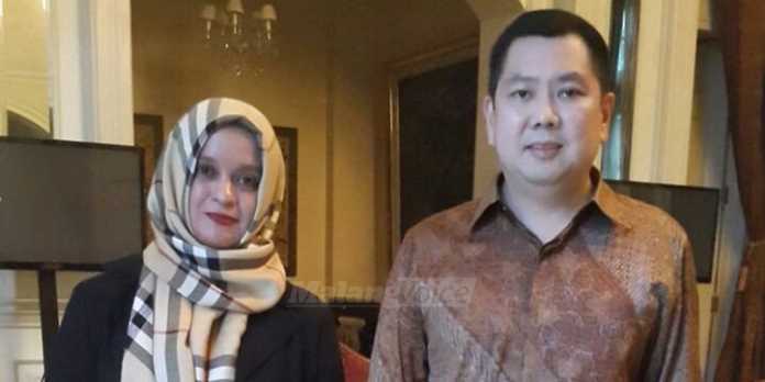 Ketua Umum DPP Perindo Hary Tanoesoedibjo dan Ketua DPD Perindo Kota Malang, Laily Fitria Liza Min Nelly