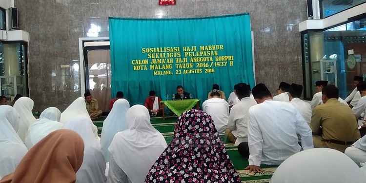 Pelepasan Jemaah Haji PNS di Balai Kota Malang