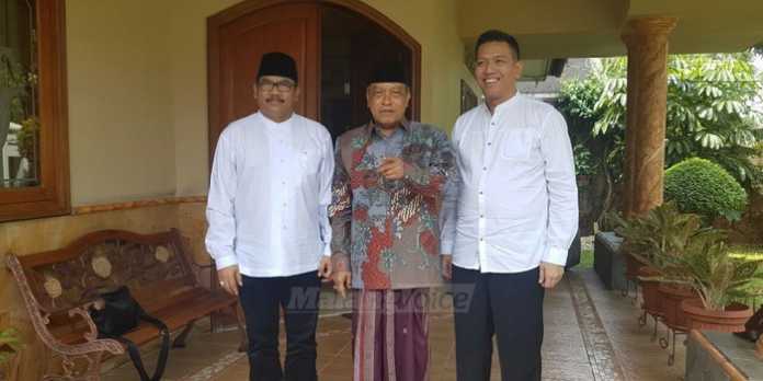 Cawali H Khairuddin dan Cawawali Hendra Angga Sonatha bersama Ketua PBNU.(Istimewa)