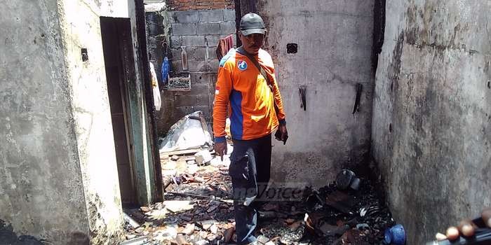 Waduh, Satu Unit Rumah di Lowokwaru Ludes Dilalap Api