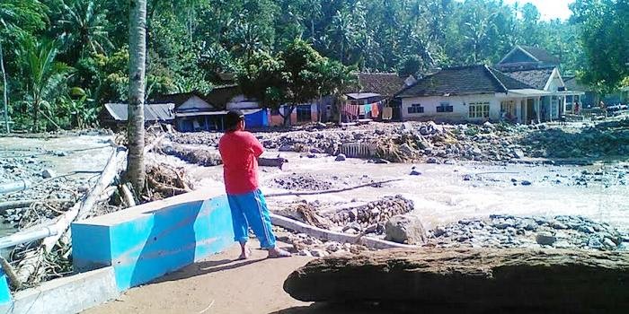Lagi, Banjir Landa Pujiharjo, 64 Kepala Keluarga  Ngungsi