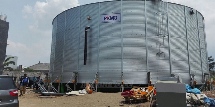 Waduh… Pembangunan Water Tank PDAM Kota Malang Tak Kantongi Izin