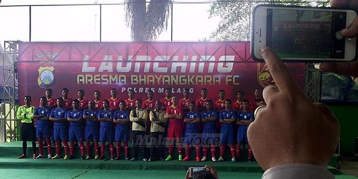 Polres Malang Launching Aresma Bhayangkara FC