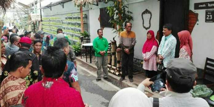 Suasana kunjungan Dinas PU Kabupaten Lumajang di Kampoeng 3G. (Muhammad Choirul)
