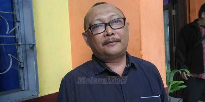 Ketua Musyawarah Kerja Kepala Sekolah (MKKS) SMK Swasta Kota Malang, Jhon Nadha Firmana (anja)