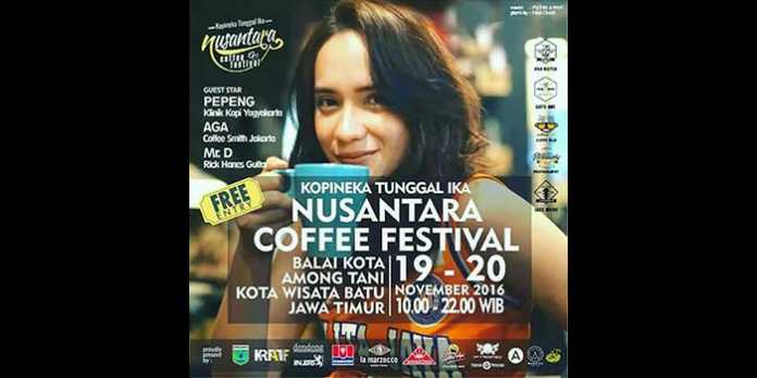 Nusantara Coffe Festival dalam rangkaian Hari Jadi ke-15 Kota Batu.