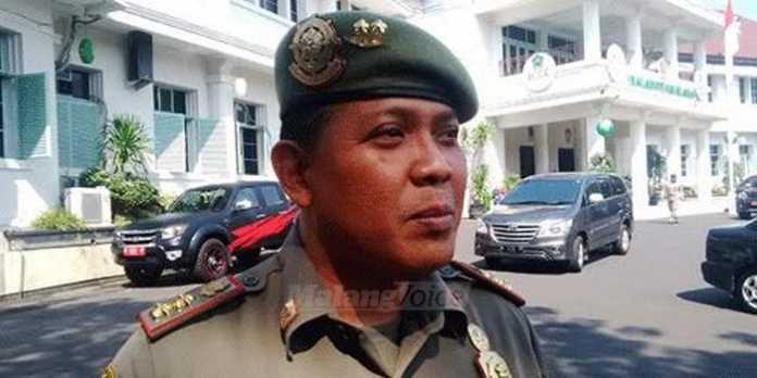 Plt Kepala Satuan Polisi Pamong Praja, Dicky Haryanto.