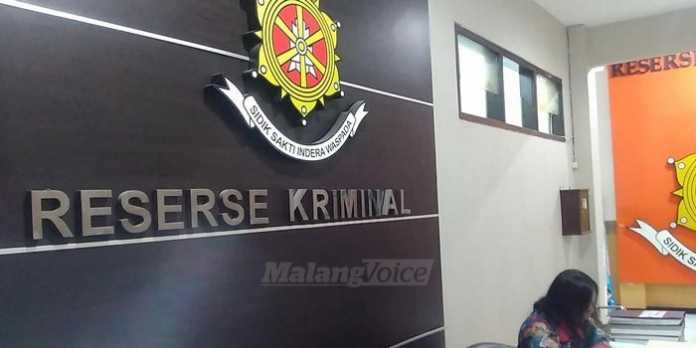 Ruangan Unit Reskrim Polres Malang Kota. (deny)