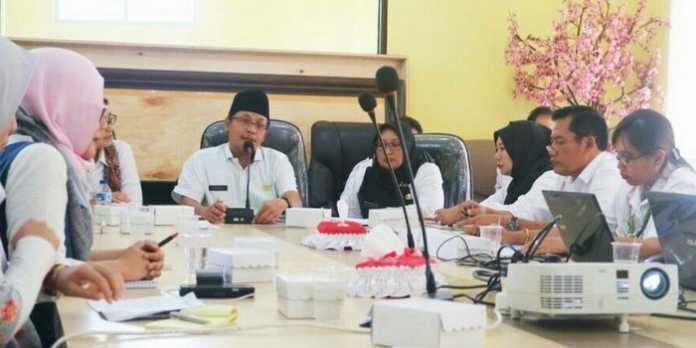 Wakil Wali Kota Malang, Sutiaji, menerima kunjungan tim penilai dari Kementerian PUPR.