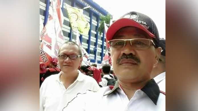 Ketua DPC Partai Gerindra Kota Malang, Widya Farid Iskandar (kiri), bersama Ketua Fraksi Gerindra DPRD Kota Malang, Salamet (kanan). (Ist)