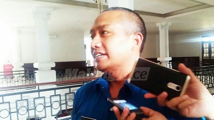 Kepala Dinas Kebersihan dan Pertamanan (DKP) Kota Malang, Erik Setyo Santoso. (Muhammad Choirul)
